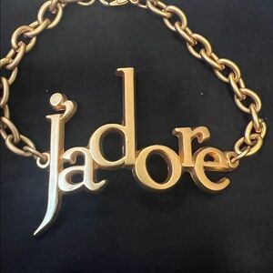 Dior Gold 'J'adore' Chain Bracelet
